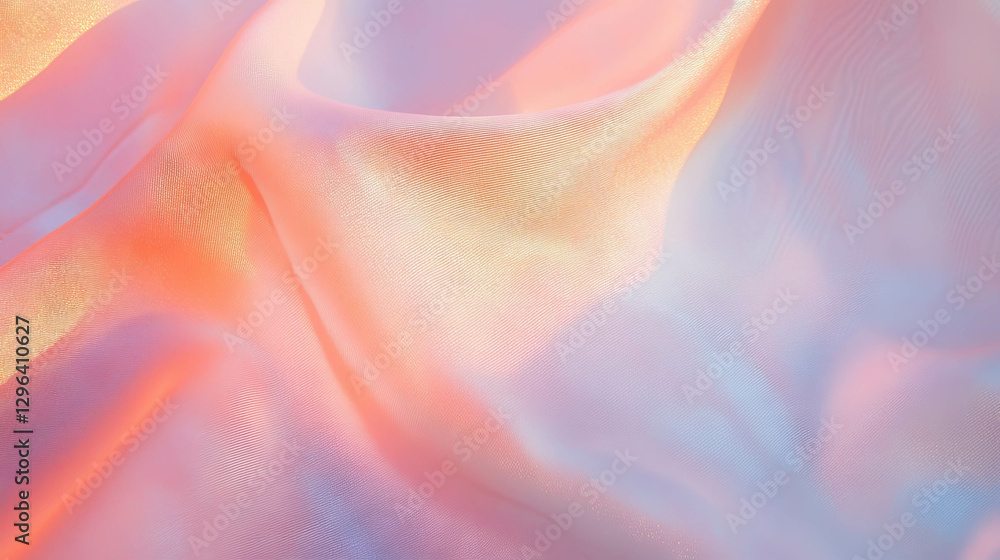 Aufkleber Soft gradient canvas background with gentle texture for artistic and design projects