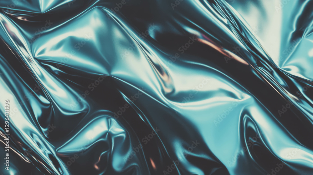 Poster shiny smooth polished metal texture background for design projects