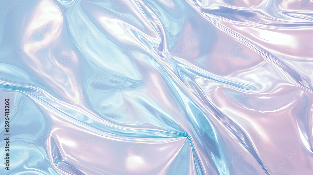 Poster soft brushed aluminum texture with subtle wave patterns for design and decoration