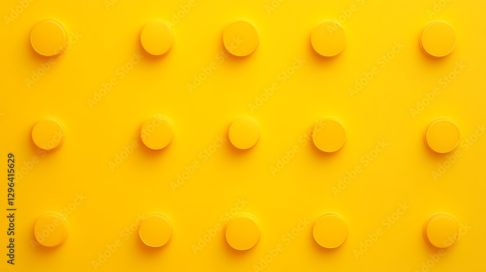 Poster yellow texture: a close-up shot of an abstract yellow surface featuring a repeating pattern of raise
