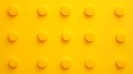 Yellow Texture: A close-up shot of an abstract yellow surface featuring a repeating pattern of raised, circular elements, creating an eye-catching and minimalist aesthetic.