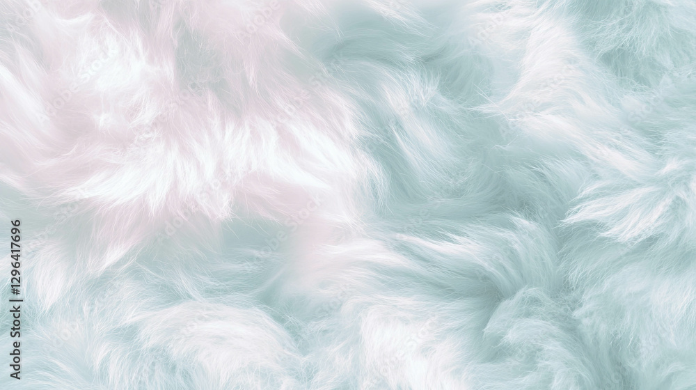 Poster fluffy fur texture background with soft plush cozy vibes