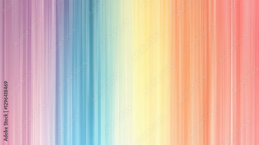 Poster a colorful abstract artwork showing vertical lines in various colors
