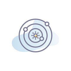 Solar System Vector icon