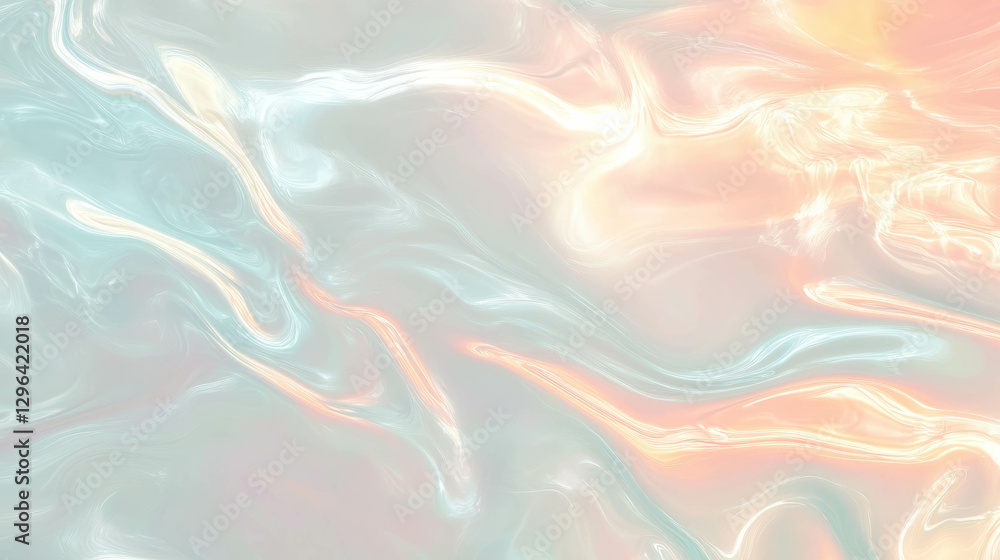 Poster abstract swirling smoke texture with soft pastel colors for design projects
