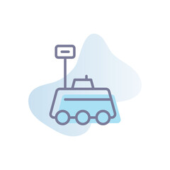 Mars Rover Vector icon