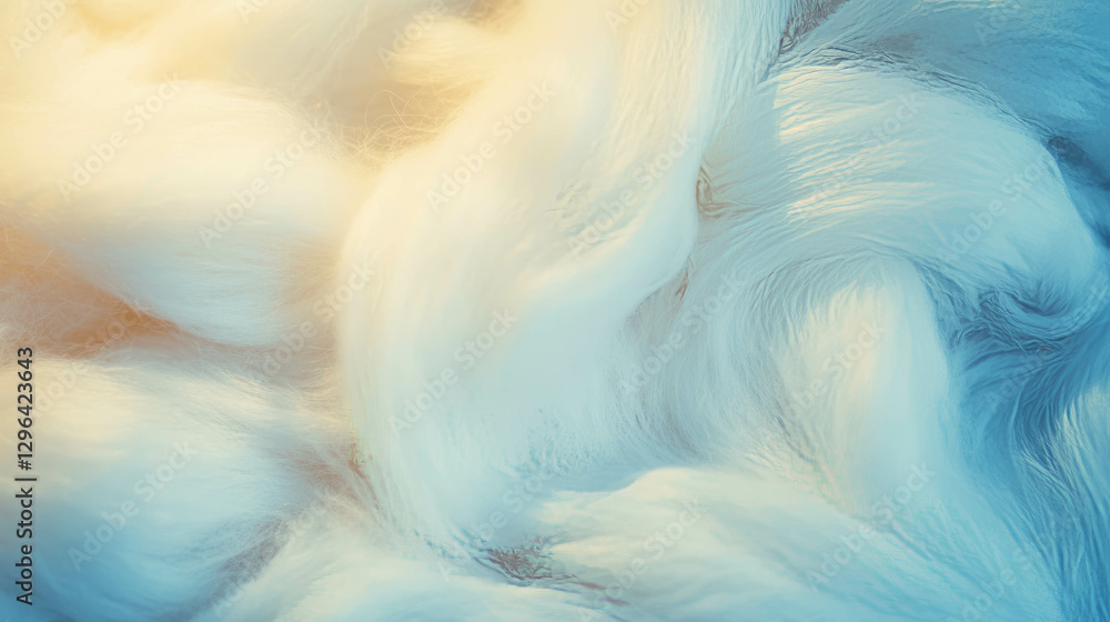 Aufkleber Soft wool texture background with delicate weave for design and fabric inspiration