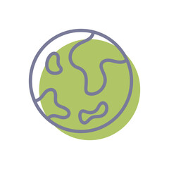 Earth Vector icon