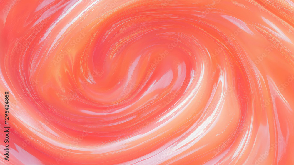 Poster Vivid spiral pattern with flowing lines for abstract design and background