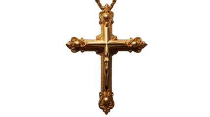 cross on white background