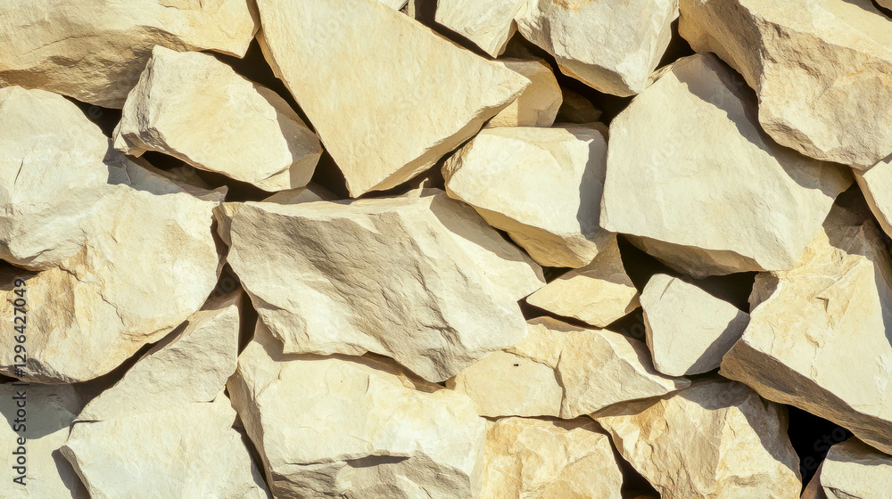 Poster Natural stone background with sharp jagged edges for textured design
