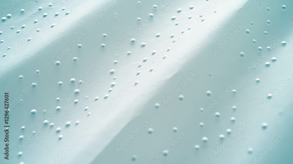 Aufkleber Subtle dotted line pattern on textured paper background for design