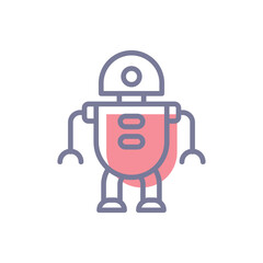 Robot Vector icon