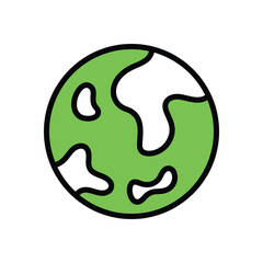 Earth Vector icon