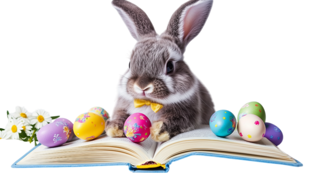 Easter  Bunnies and Eggs