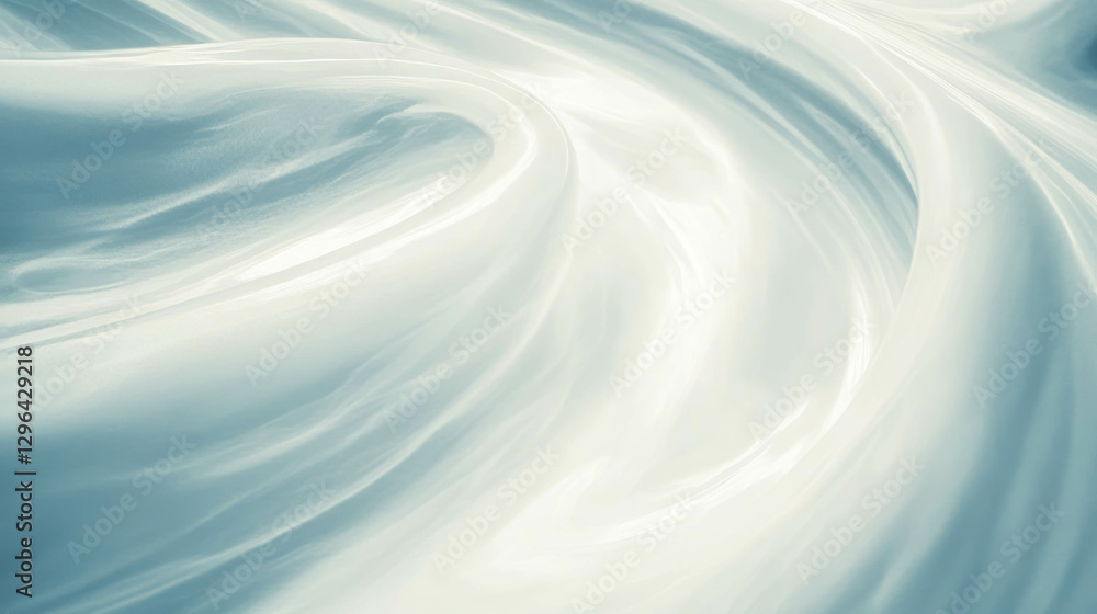 Poster enchanting swirling mist with soft light for serene background design