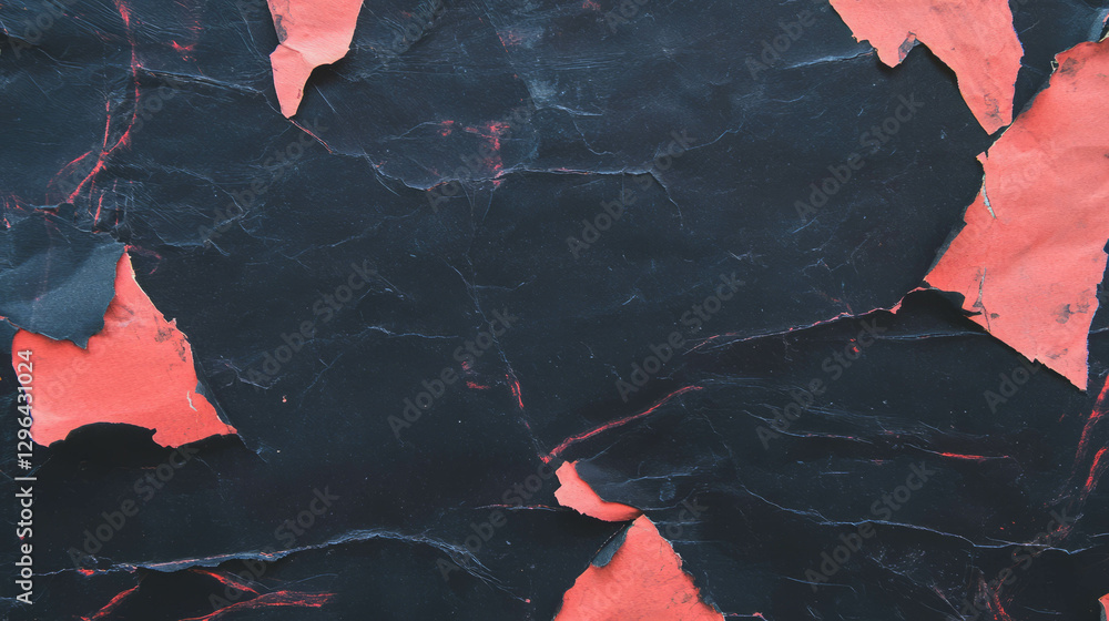 Poster abstract torn paper texture with frayed edges background for creative design