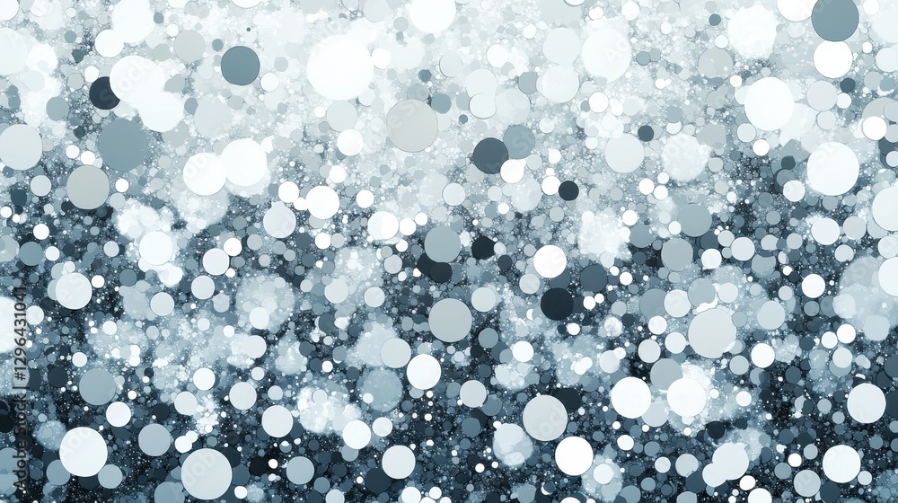 Wall mural a sterile and minimalist background, featuring an array of hexagonal shapes in varying shades of gra