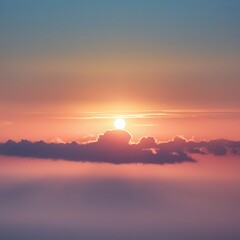 The beautiful evening sunlight