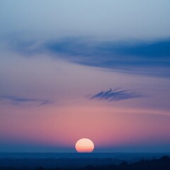 The beautiful evening sunlight