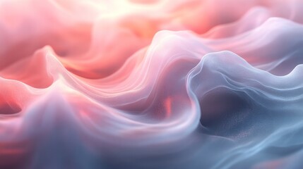 An abstract image featuring soft flowing gradients of color and light