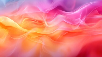 Fototapeta premium Colorful Fluid Abstract Composition Depicting Soft Gradient Shades