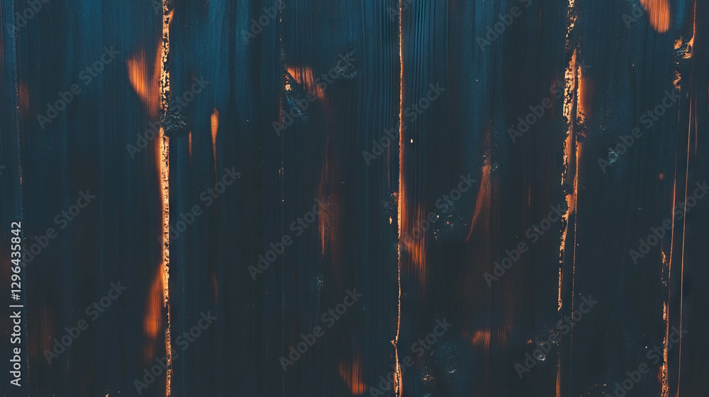 Poster rustic wooden texture with burnt wood effects for design and background use