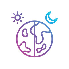  Day And Night Vector icon