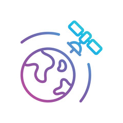 Satellite Vector icon
