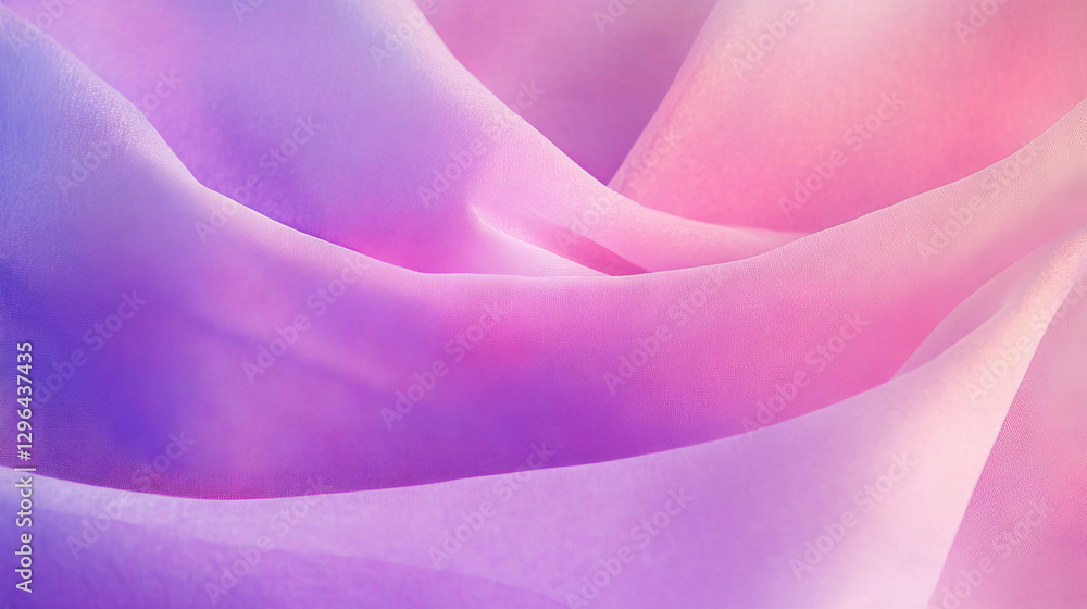 Poster Pastel canvas texture with folded corners for artistic background or design display