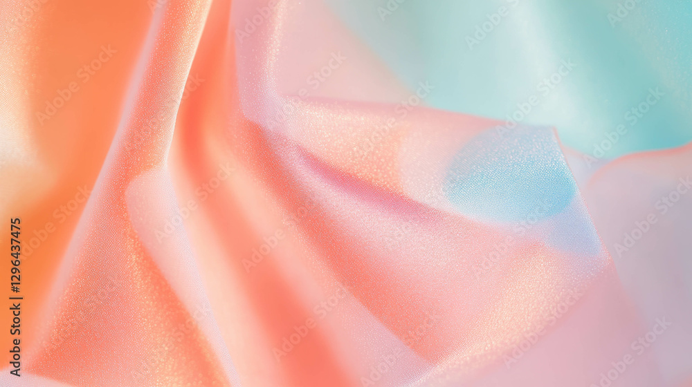 Aufkleber Pastel canvas texture with folded corners for creative design and background concepts