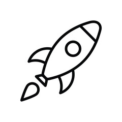 Rocket Vector icon