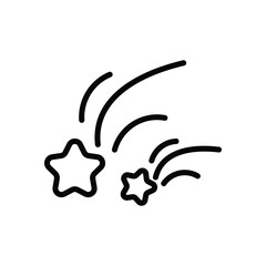 Falling Star Vector icon