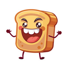 Cartoon Toast Character