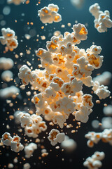 popcorn pop in the air