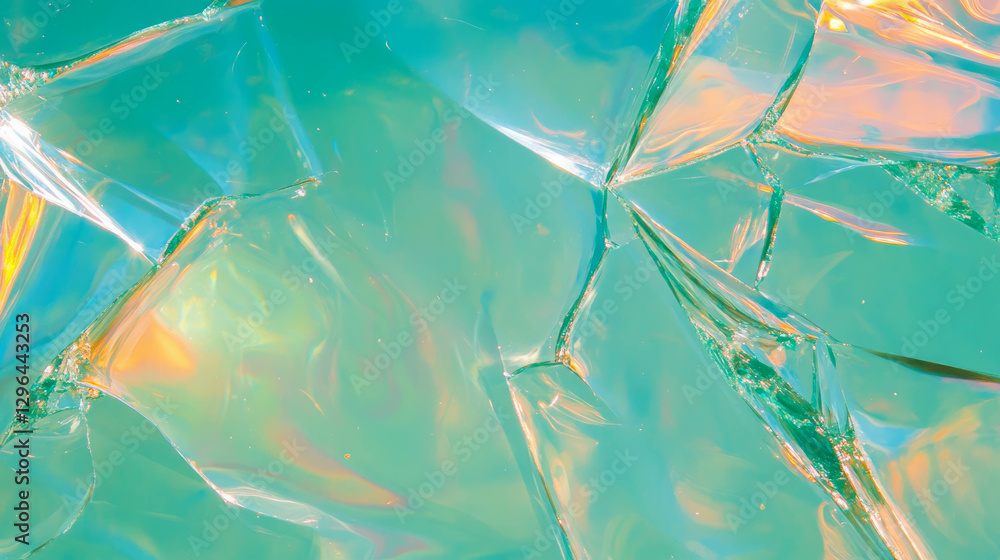 Poster abstract texture of broken glass with swirling patterns for creative designs