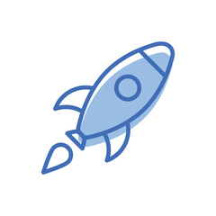 Rocket Vector icon