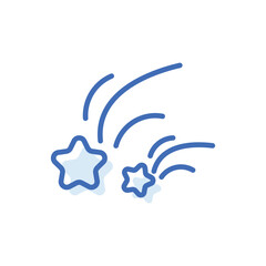 Falling Star Vector icon