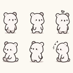 Hand-drawn cute hand drawn bear sketch 64547 illustration in a detailed and artistic style