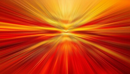 Obraz premium A blurred motion effect of bold red and yellow hues, creating an abstract fiery look with dynamic swirls and intense color blending.