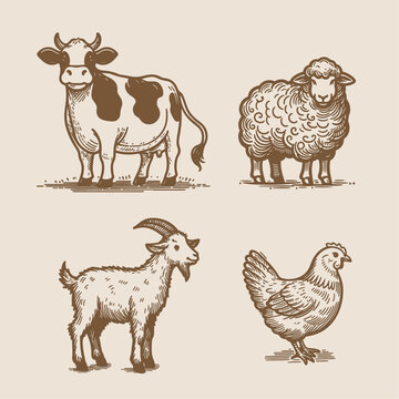 Hand-drawn Hand Drawn Animals 897 illustration in a detailed and artistic style