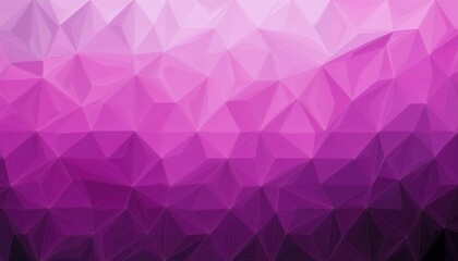 Obraz premium low poly geometric pink purple gradient background with triangular facets, abstract digital texture for modern designs