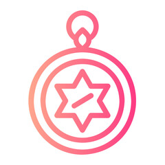 compass gradient icon