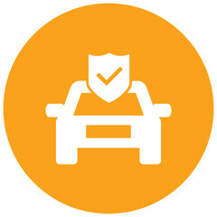 Vehicle insurance, car, car insurance icon