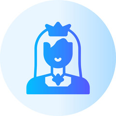 princess gradient icon