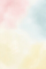 Soft pastel artistic background with a light gradient blending of yellow, pink, and blue.