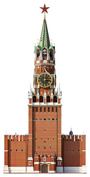 PNG Spasskaya tower landmark architecture spasskaya building.