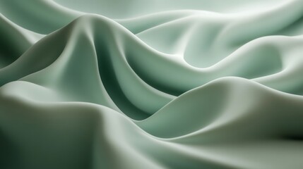 Obraz premium Smooth fabric waves display an elegant and flowing textured composition