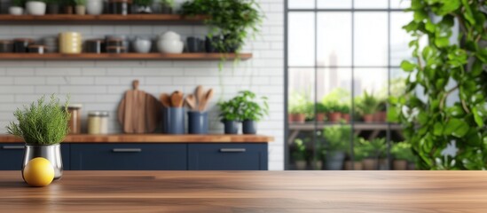 Kitchen decor inspiration stylish greenery and rustic elements