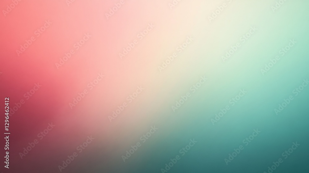 Poster gradient of blended colors in a soft and beautiful display